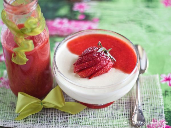 Cremeux De Nougat Aux Fraises Jardin Des Gourmands