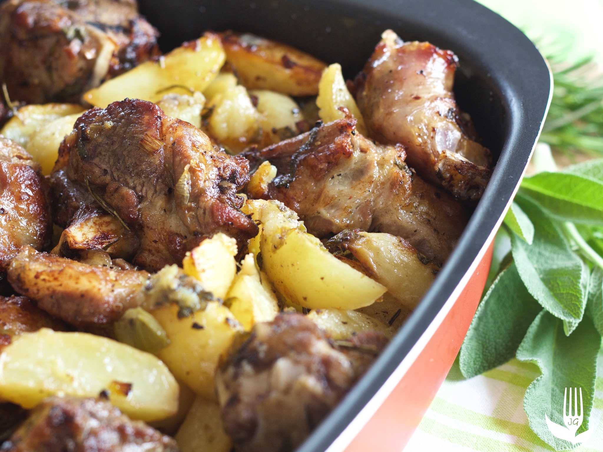 Agneau Et Pommes De Terre Au Four Jardin Des Gourmands