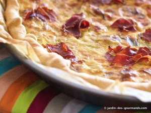 Tarte Au Jambon De Bayonne - Jardin Des GourmandsJardin Des Gourmands